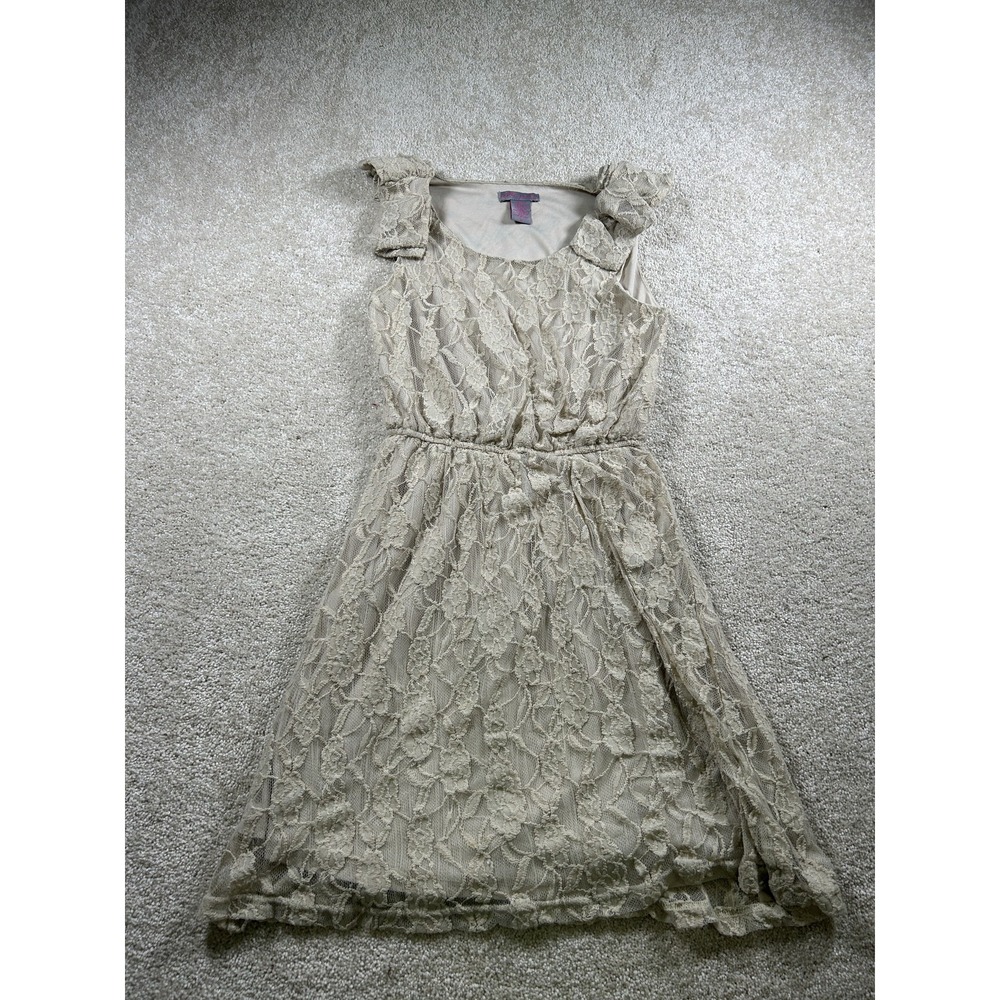 Ultra Pink Dress Womens Small Lace Flutter Sleeve‎ Lined Elegant Party Wedding